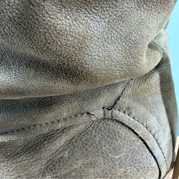 Jigsaw brown leather Tall Pull On heeled Boots sz 37 US 6 over the knee - Picture 6 of 12